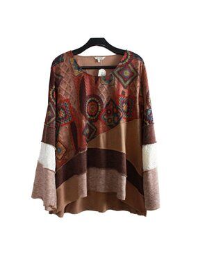 Yak & Yeti Patchwork Tunic Top